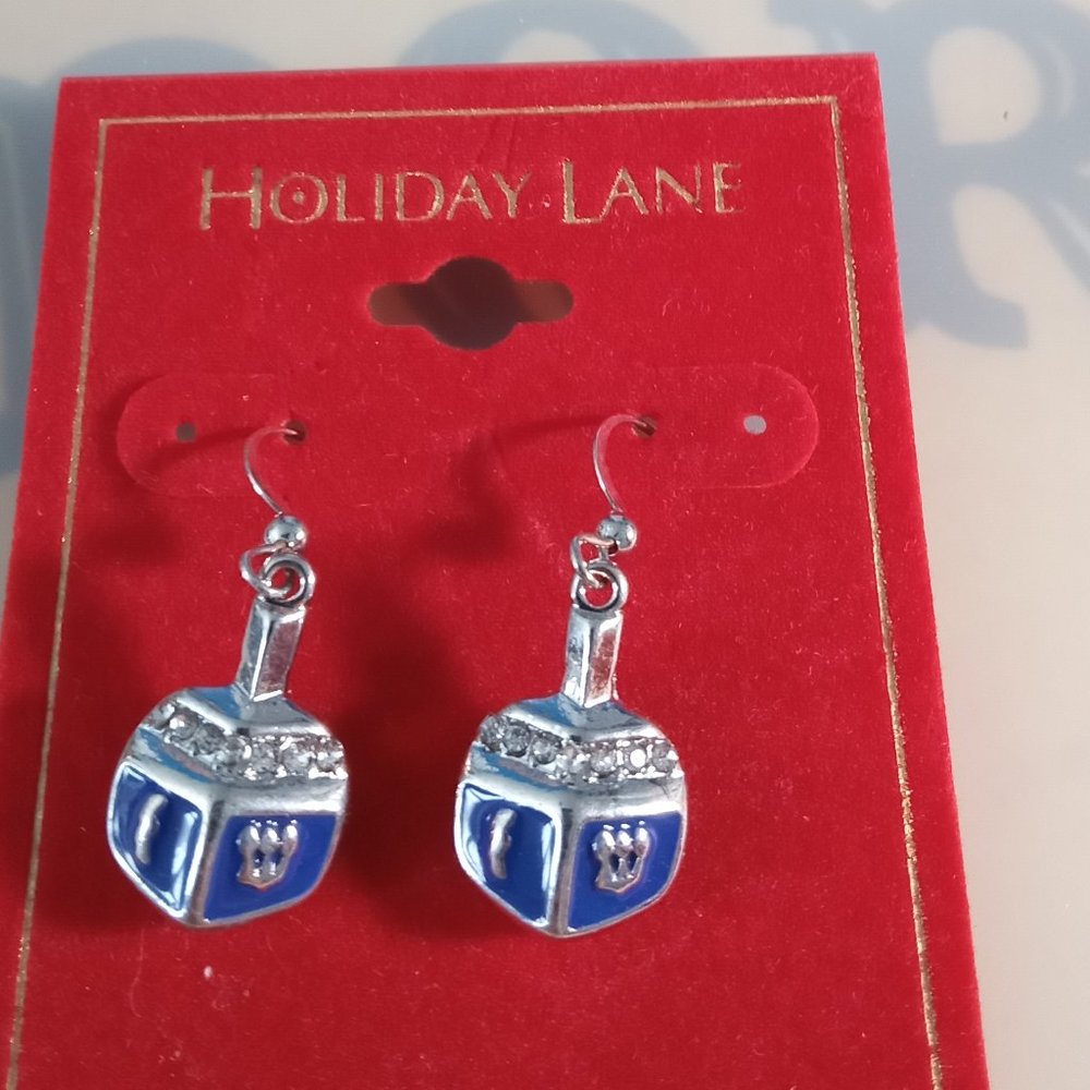 Holiday Lane Hanukkah earrings
